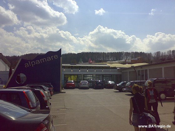 Eingangsbereich des Alpamare in Bad Toelz