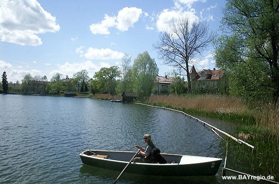 Ruderboot auf dem Weßlinger See