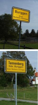 Burggen, Tannenberg, Haslach, ...