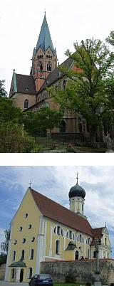 St. Ottilien, Pflaumdorf und Algertshausen .