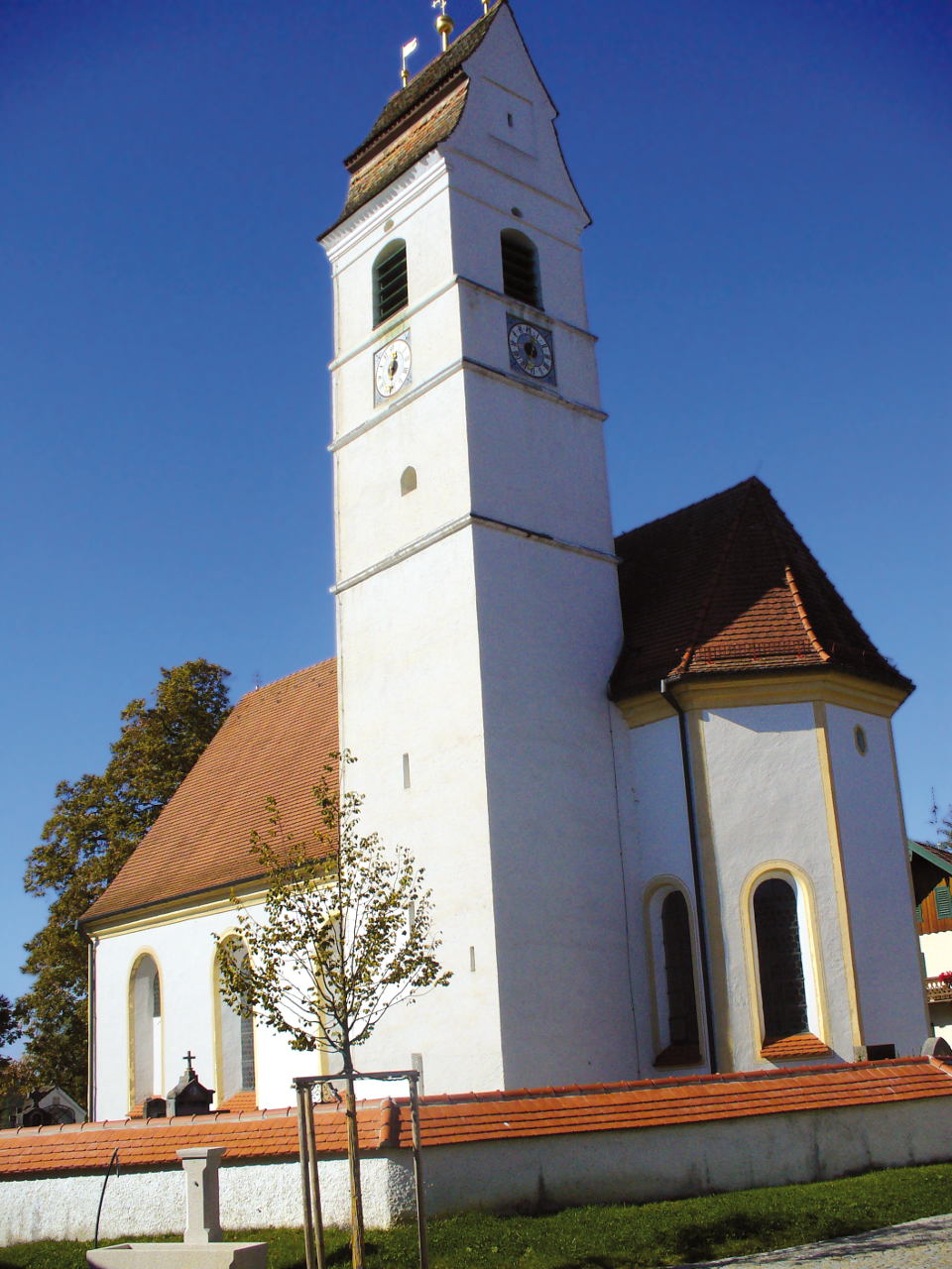 Die Pfarrkirche von Riegsee