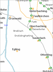 Karte vergrößern - Holzhausen in Oberbayern