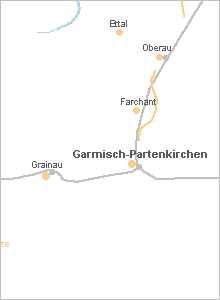 Karte vergrößern - Grainau in Oberbayern