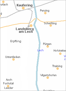 Karte vergrößern - Pürgen-Lengenfeld in Oberbayern