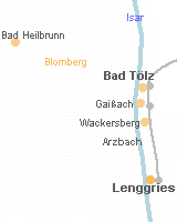 Karte vom Blomberg