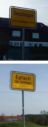 Denklingen, Dienhausen und Epfach