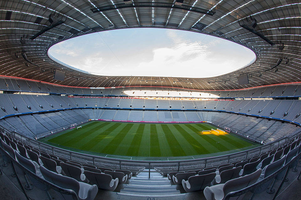 Leere Allianz Arena - Spielfrei