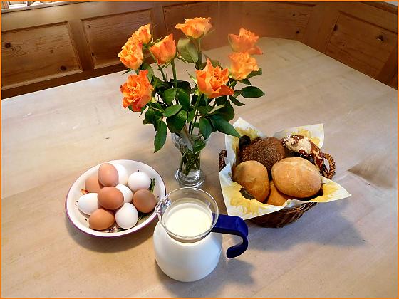 Ferienwohnungen Lettnerhof - Frühstück