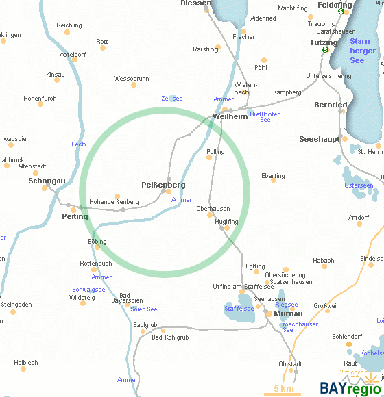 Peißenberg und Umgebung