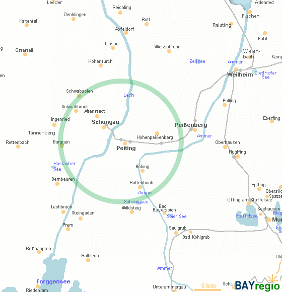 Peiting/Birkland und Umgebung