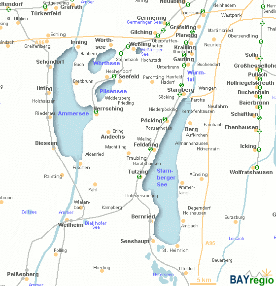 Umgebung Landkreis Starnberg