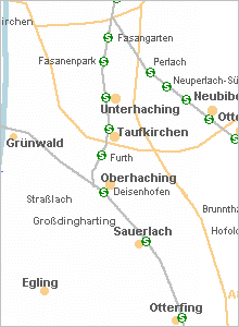 Karte vergrößern - Taufkirchen in Oberbayern