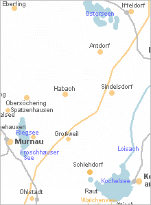 Größere Karte Karte vergrößern - Habach in Oberbayern