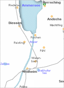 Karte vergrößern - Wilzhofen in Oberbayern