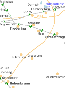 Karte vergrößern - Grasbrunn in Oberbayern