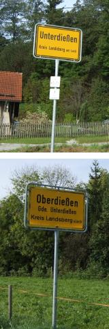 Unterdießen, Oberdießen und Dornstetten