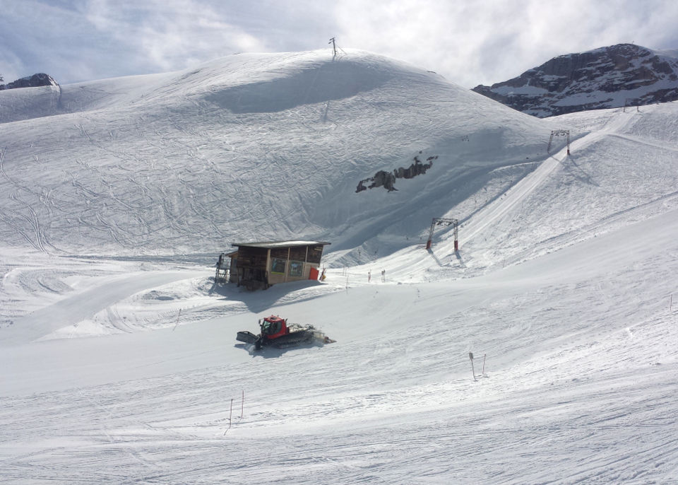 Blick auf den Schlepplift Weißes Tal.